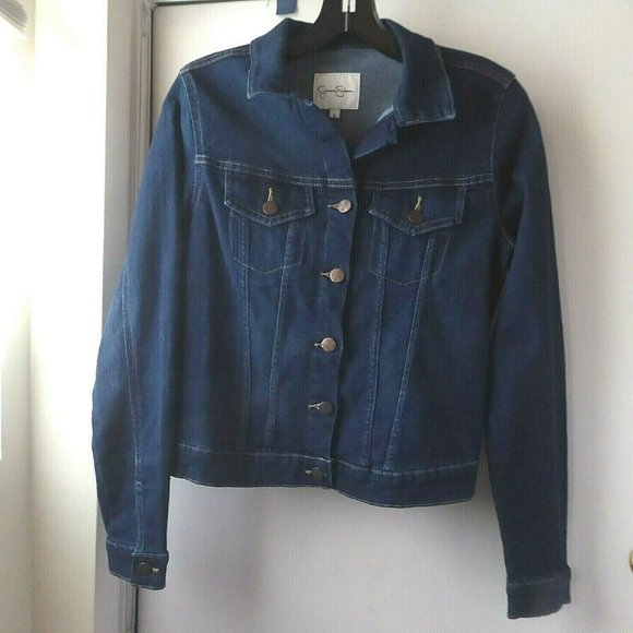 🎈SALE🎈 Jessica Simpson Cropped Denim Jacket - Picture 1 of 7